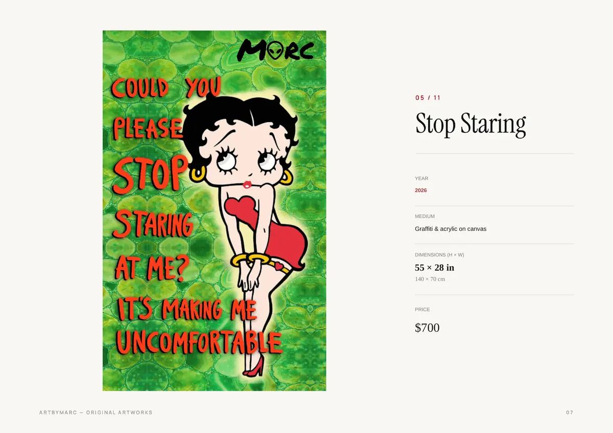 Page 7 of 23 — Stop Staring, $700